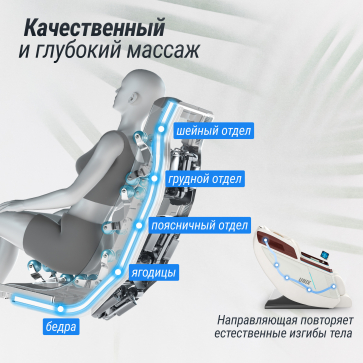 Массажное кресло UNIX Med Asteria Pearl - 8